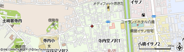 秋田寺内郵便局 ＡＴＭ周辺の地図