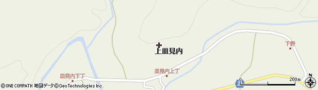 秋田県秋田市太平山谷上皿見内周辺の地図