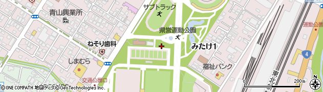 岩手県営運動公園周辺の地図