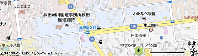 株式会社山二秋田サービスセンター・灯油配達周辺の地図