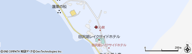 秋田県仙北市田沢湖田沢春山周辺の地図