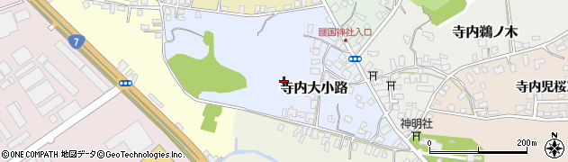秋田県秋田市寺内大小路5周辺の地図