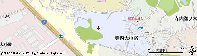 秋田県秋田市寺内大小路6周辺の地図