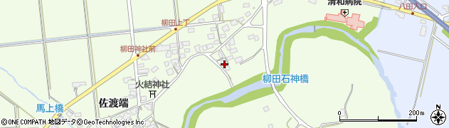 秋田県秋田市柳田石神165周辺の地図