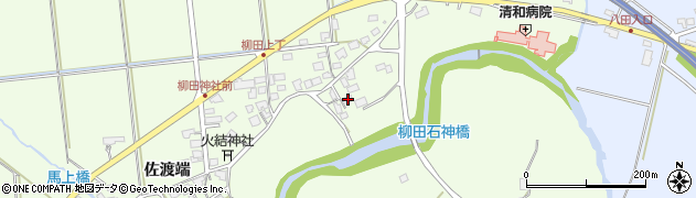 秋田県秋田市柳田石神169周辺の地図