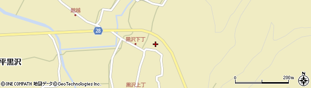 秋田県秋田市太平黒沢砂子沢15周辺の地図