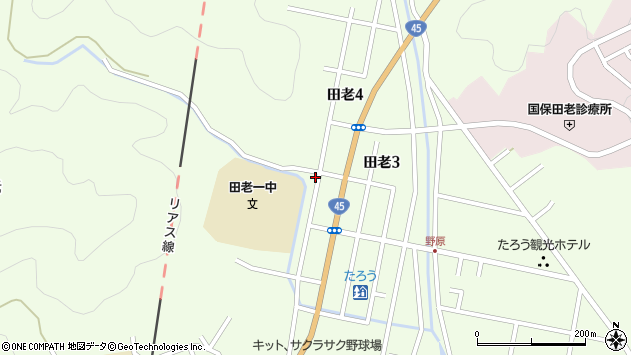 〒027-0305 岩手県宮古市田老荒谷の地図