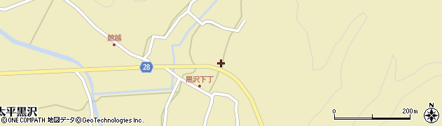 秋田県秋田市太平黒沢砂子沢10周辺の地図