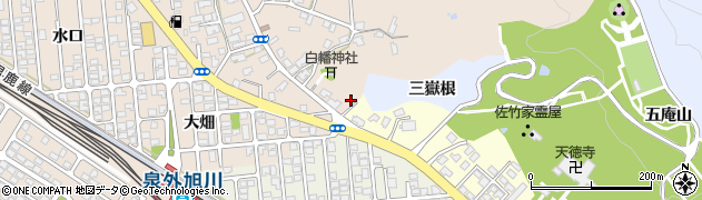 秋田県秋田市外旭川山崎388周辺の地図