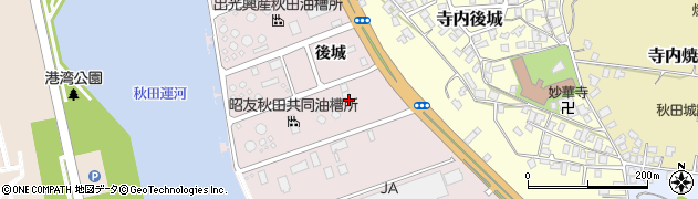 船川臨港運送株式会社　秋田支社周辺の地図