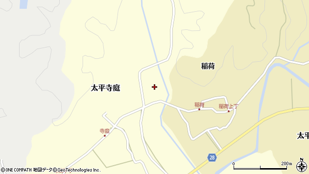 〒010-1104 秋田県秋田市太平寺庭の地図