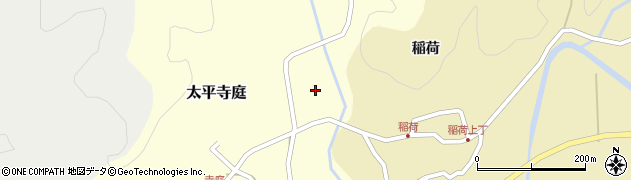 秋田県秋田市太平寺庭（家ノ下）周辺の地図