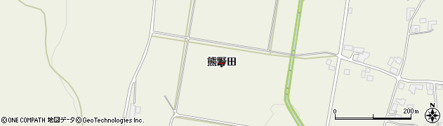 岩手県雫石町（岩手郡）西根（熊野田）周辺の地図