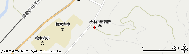 秋田県仙北市西木町桧木内松葉291周辺の地図