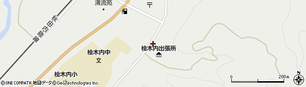秋田県仙北市西木町桧木内松葉287周辺の地図