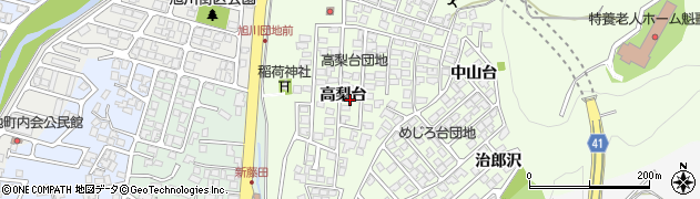 秋田県秋田市新藤田高梨台周辺の地図