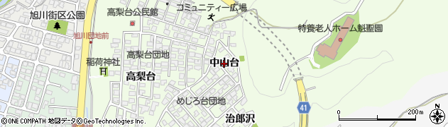 秋田県秋田市新藤田（中山台）周辺の地図