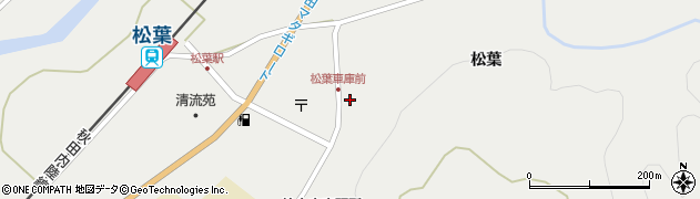 秋田県仙北市西木町桧木内松葉265周辺の地図