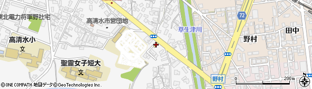 山岡家秋田寺内店周辺の地図