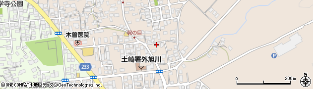 秋田県秋田市外旭川山崎2周辺の地図