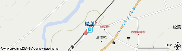 松葉駅周辺の地図