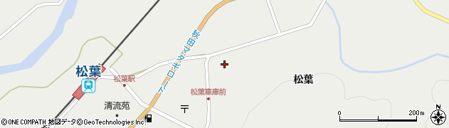 秋田県仙北市西木町桧木内松葉129周辺の地図