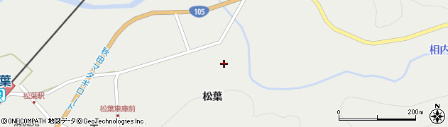秋田県仙北市西木町桧木内松葉111周辺の地図