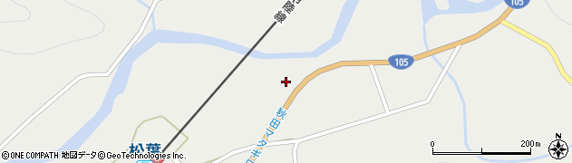 秋田県仙北市西木町桧木内松葉52周辺の地図