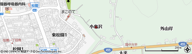 岩手県盛岡市上田（小鳥沢）周辺の地図