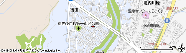秋田県秋田市濁川（三升作）周辺の地図