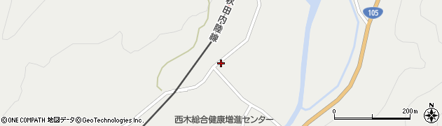 秋田森林管理署吉田森林事務所周辺の地図