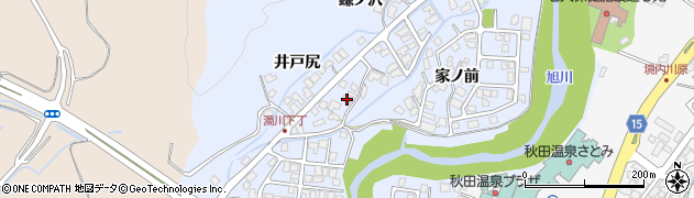 秋田県秋田市濁川井戸尻59周辺の地図