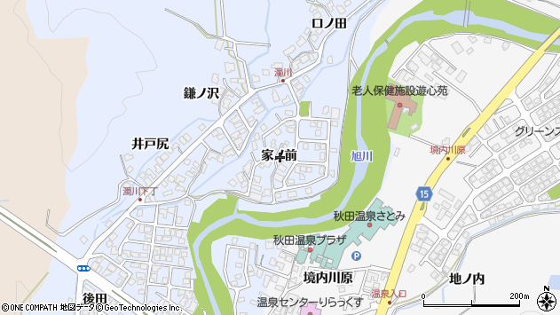 〒010-0821 秋田県秋田市濁川の地図