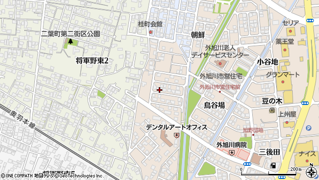 〒011-0935 秋田県秋田市将軍野向山の地図