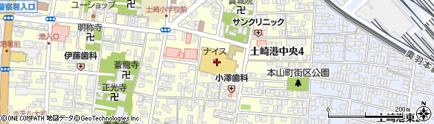 ダイソーナイス土崎店周辺の地図