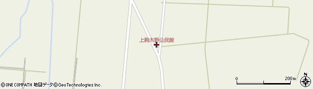 上駒木野公民館周辺の地図