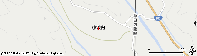 秋田県仙北市西木町桧木内（小波内）周辺の地図