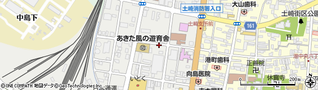 能代観光株式会社　秋田営業所周辺の地図