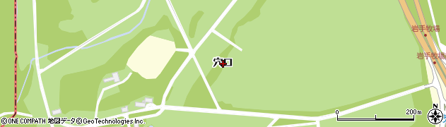 岩手県盛岡市下厨川（穴口）周辺の地図