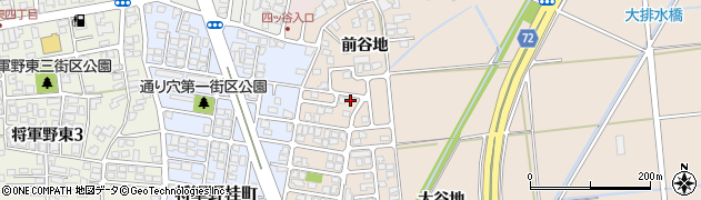 秋田県秋田市外旭川前谷地周辺の地図