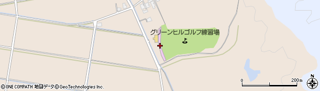 グリーンヒルゴルフ練習場周辺の地図