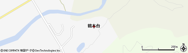秋田県秋田市添川鶴木台周辺の地図