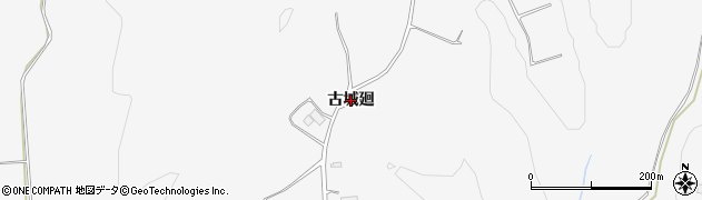 秋田県秋田市添川（古城廻）周辺の地図