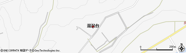 秋田県秋田市添川（湯沢台）周辺の地図