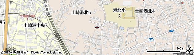 秋田製錬株式会社　北辰寮周辺の地図