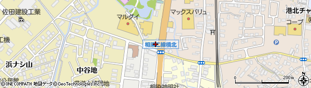秋田県秋田市土崎港相染町家ノ下46周辺の地図