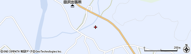 秋田県仙北市田沢湖田沢（寺下）周辺の地図