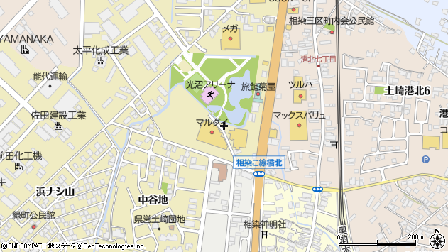 〒011-0951 秋田県秋田市土崎港相染町の地図