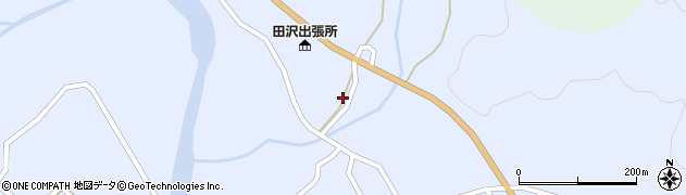 秋田県仙北市田沢湖田沢（大山）周辺の地図