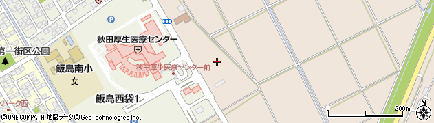 秋田県秋田市飯島南場掛周辺の地図
